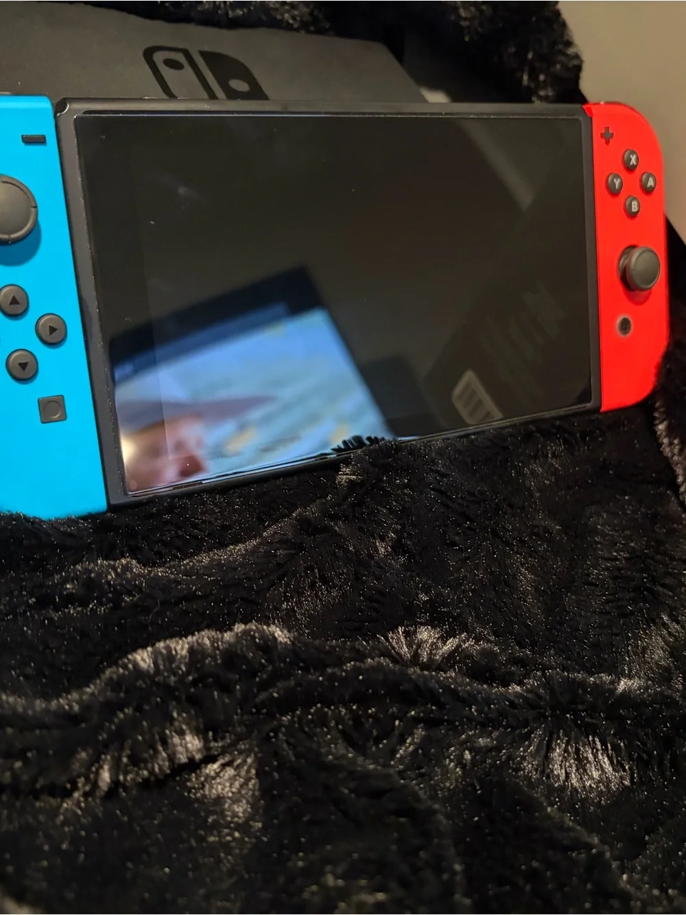 Nintendo Switch with Neon Blue & Neon Red Joy‑Con Controllers ( EXCLUDED)